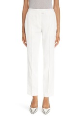 Isabel Marant Nolena Pleated Hemp Blend Slim Ankle Trousers