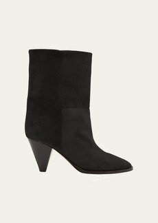 Isabel Marant Rouxa Suede Ankle Booties