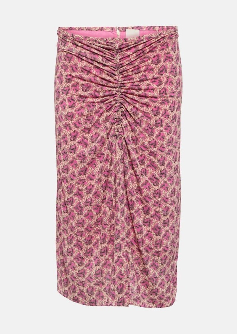 Isabel Marant Sakura floral midi skirt