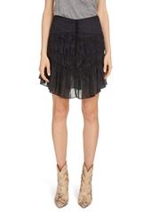Isabel Marant Shirred Miniskirt