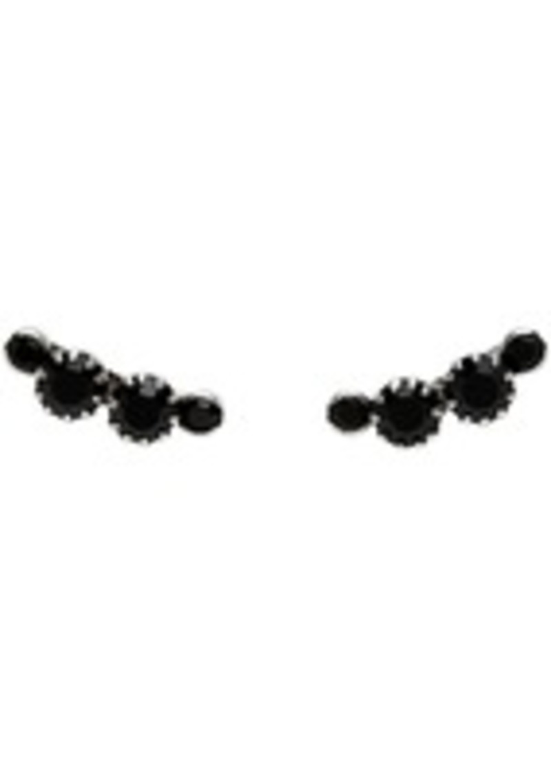 Isabel Marant Silver & Black 'A Wild Shore' Earrings