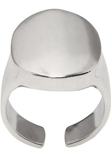 Isabel Marant Silver Open Band Signet Ring