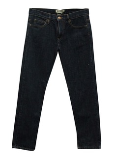 Isabel Marant Straight Leg Pants in Blue Cotton Denim