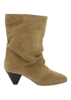 Isabel marant suede reachi ankle boots
