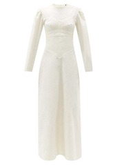 Isabel Marant Taylin panelled cotton maxi dress