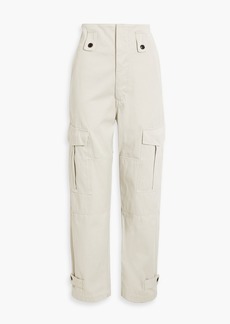 Isabel Marant Étoile - Greena cotton cargo pants - White - FR 34