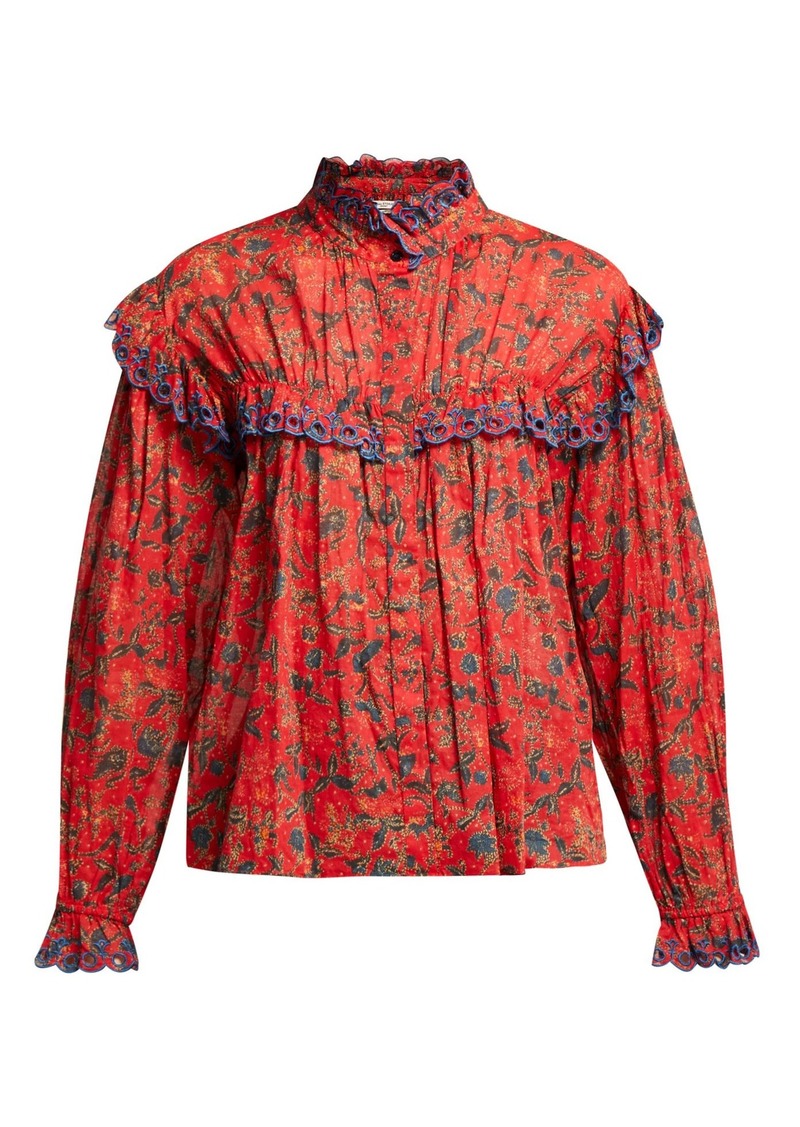 Isabel Marant Étoile Elmira floral-print cotton blouse