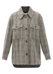 Isabel Marant Étoile Garvey wool-herringbone shirt jacket