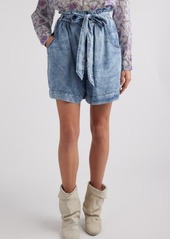 Isabel Marant Étoile Pierine Tie Waist Denim Shorts