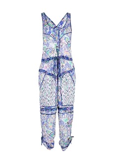 Isabel Marant Vassili Jumpsuit in Multicolor Silk