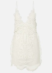Isabel Marant Virginia lace-trimmed minidress
