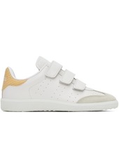 Isabel Marant White & Yellow Beth Sneakers