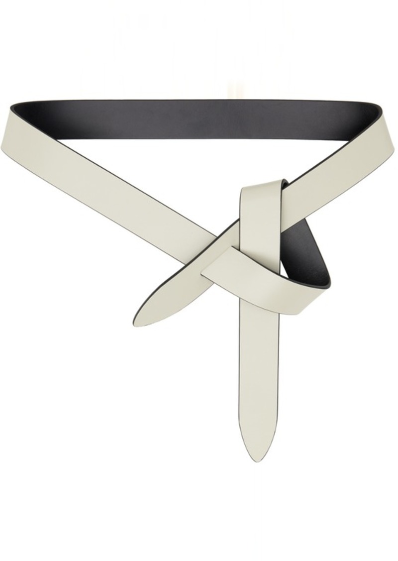 Isabel Marant White Lecce Reversible Belt