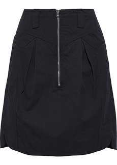 Isabel Marant - Hera pleated cotton mini skirt - Black - FR 34