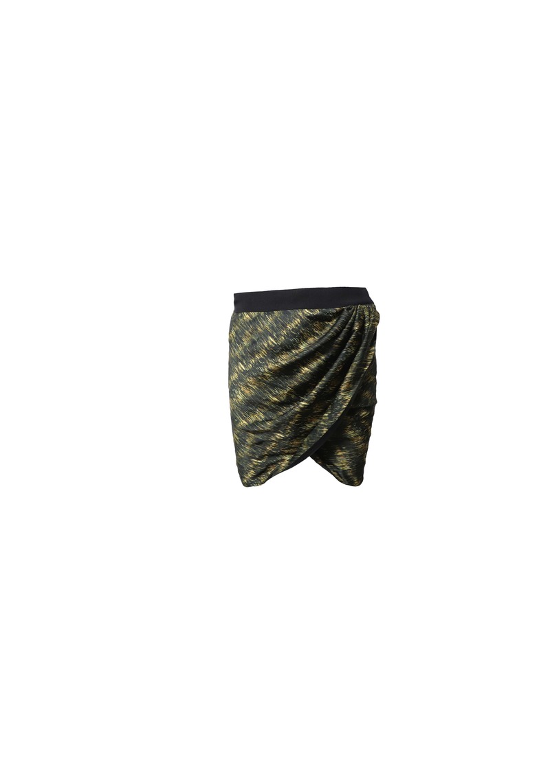 Isabel Marant Wrap-Style Skirt in Multicolor Polyester