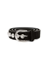 Isabel Marant Zap slim studded leather belt