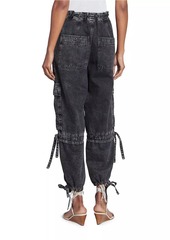 Isabel Marant Ivy Denim Cargo Pants