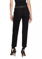 Isabel Marant Izis Zipper High-Rise Slim Pants