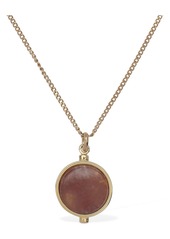Isabel Marant Julius Long Necklace W/ Stone Charm