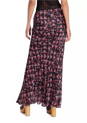 Isabel Marant Katae Silk-Blend Maxi Skirt