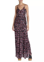 Isabel Marant Katae Silk-Blend Maxi Skirt