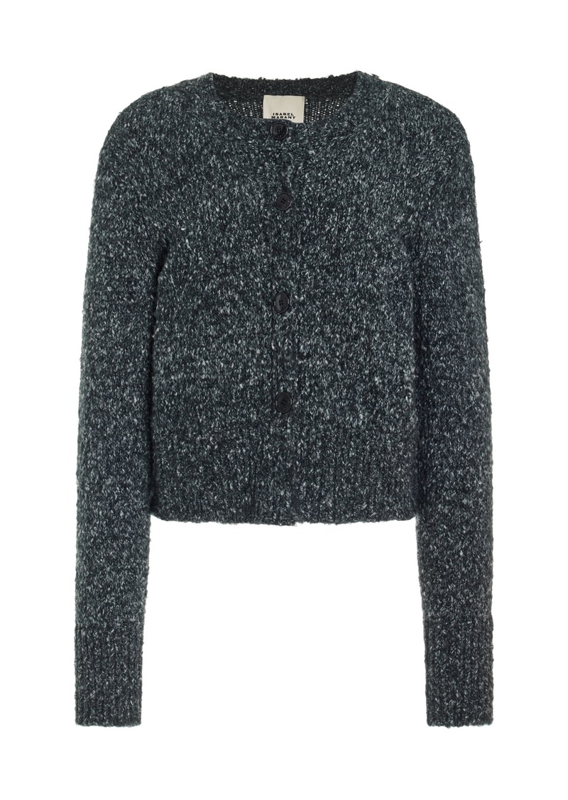 Isabel Marant Kathlen Alpaca-Blend Cardigan - Grey - FR 38 - Moda Operandi