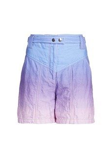 Isabel Marant Kaynetd Ombré Cotton-Blend Shorts