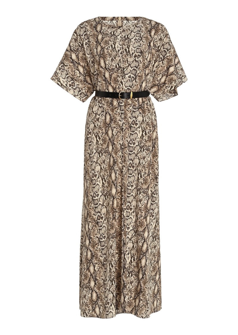 Isabel Marant Keany Stretch-Silk Dress - Print - FR 38 - Moda Operandi