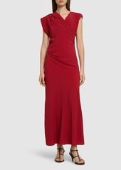 Isabel Marant Kidena Acetate & Silk Midi Dress