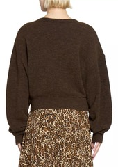 Isabel Marant Kingston Fine-Knit Crewneck Sweater