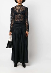 Isabel Marant Neline lace long-sleeve top