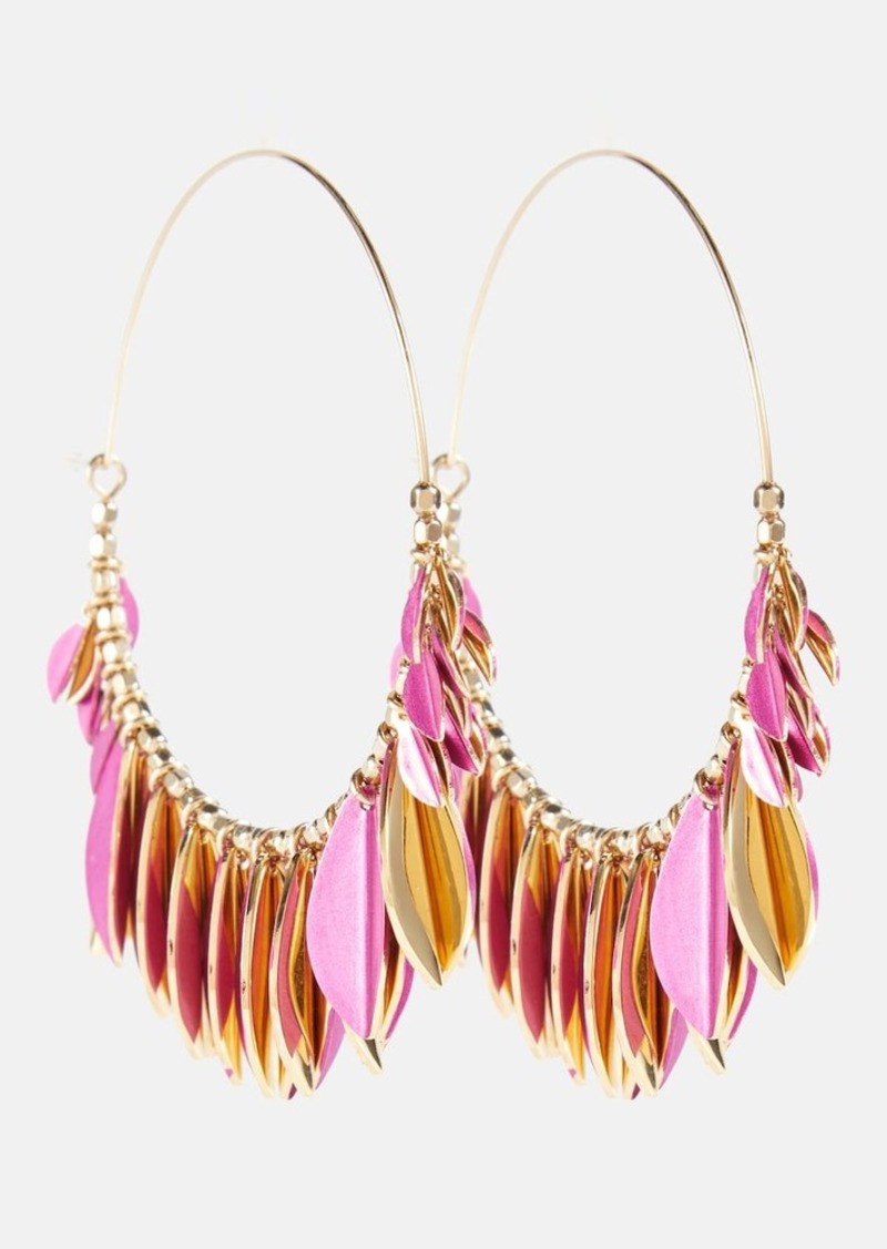 Isabel Marant Leaf hoop earrings