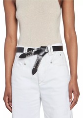 Isabel Marant Lecce Studded Leather Knotted Belt