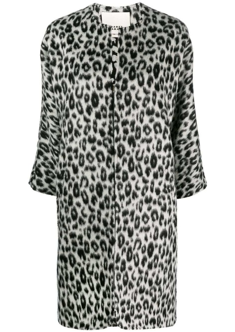 Isabel Marant leopard-print zip-up coat