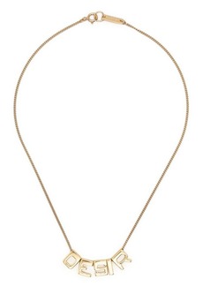 Isabel Marant letter-charm necklace