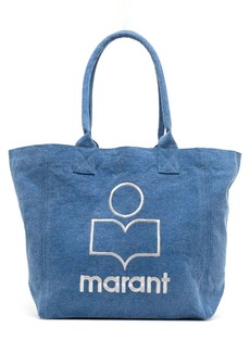 Isabel Marant logo-embroidered denim tote bag