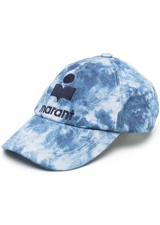 Isabel Marant logo-embroidered tie-dye cap