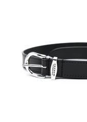 Isabel Marant logo-engraved leather belt
