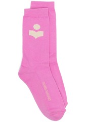Isabel Marant logo-intarsia socks
