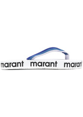 Isabel Marant logo-printed flip-flops