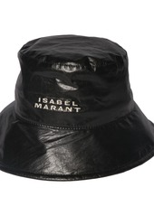Isabel Marant Loiena Embroidered Logo Bucket Hat