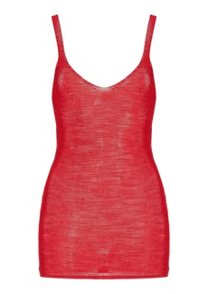 Isabel Marant Marthe Long Knit Tank Top - Red - FR 36 - Moda Operandi