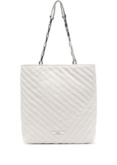 Isabel Marant matelassé-effect leather tote bag