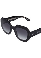 Isabel Marant Maxi Temple Round Acetate Sunglasses