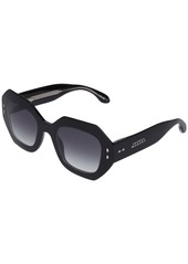 Isabel Marant Maxi Temple Round Acetate Sunglasses