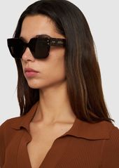 Isabel Marant Maxi Temple Squared Acetate Sunglasses