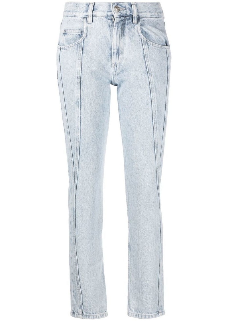Isabel Marant mid-rise straight-leg jeans