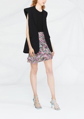 Isabel Marant Milendi floral-print ruched mini skirt