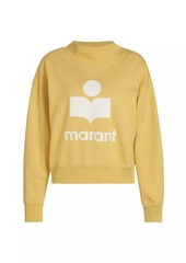 Isabel Marant Moby Logo Cotton-Blend Sweatshirt