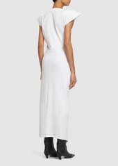 Isabel Marant Nadela Short Sleeve Cotton Maxi Dress